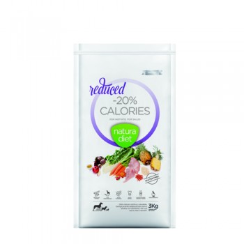 NATURA DIET ΣΚΥΛΟΥ REDUCED -20% CALORIES 3kg NATURA DIET ΣΚΥΛΟΥ REDUCED -20% CALORIES 3kg